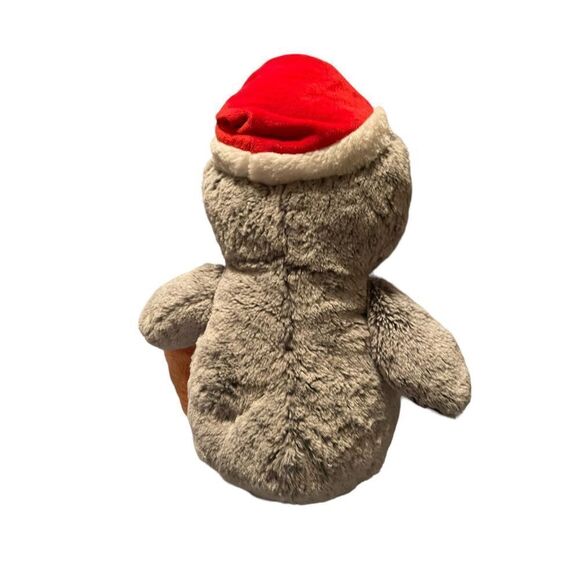 Animal Adventure Kids Multicolor Santa Hat Penguin Stuffed Animal Plush Toy - Picture 9 of 10